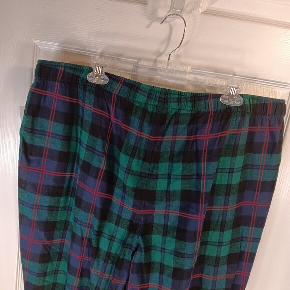 Old Navy NWT Green Blue Plaid Pajama Lounge PJ Sleep Pants Unisex Men's Size XL - Picture 11 of 15